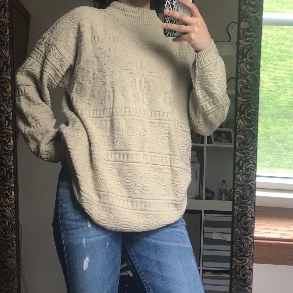 Etsy Tan Comfy Sweater